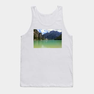 Boating on Lake Braies Tank Top